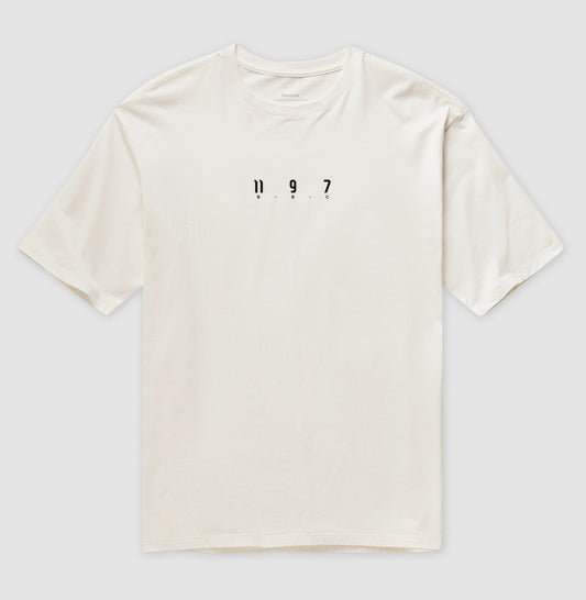 Camiseta Trio BBC - Bale Benzema e Cristiano (Oversized) - Unissex / Off White / P - Camiseta