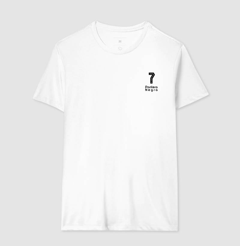 Camiseta ’Pantegra Negra 7’’ - Luiz Henrique - Masculino / Branca / P