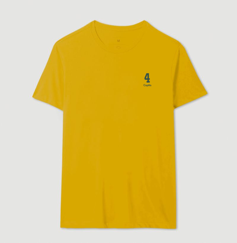 Camiseta ’Capita 4’’ - Carlos Alberto Torres - Masculino / Amarelo / P