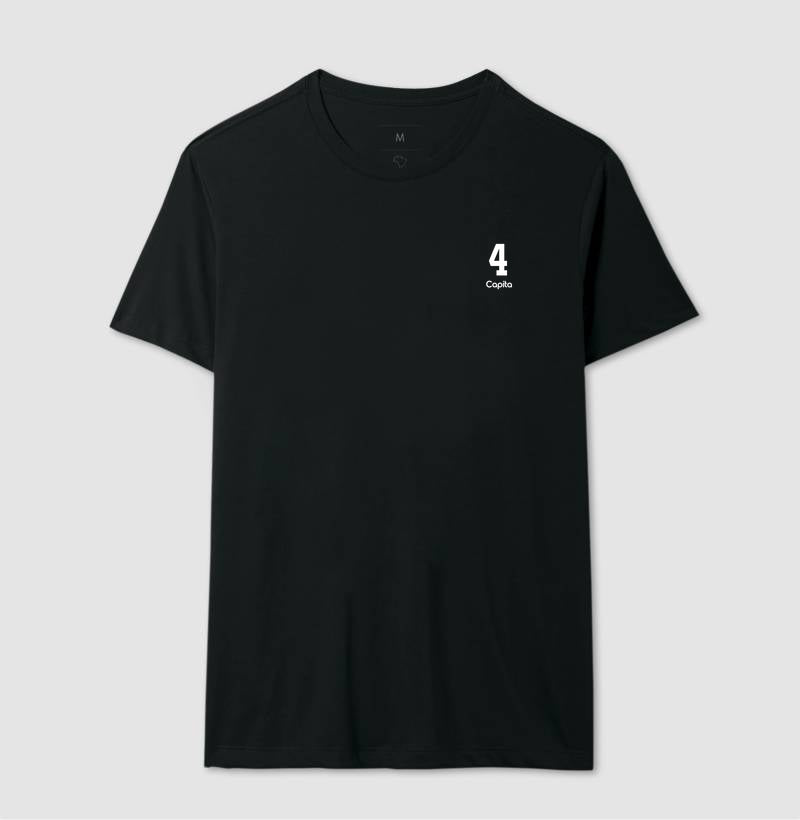 Camiseta ’Capita 4’’ - Carlos Alberto Torres - Masculino / Preta / P