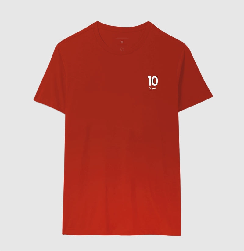 Camiseta ’Shrek 10’’ - Rooney - Masculino / Vermelho / P