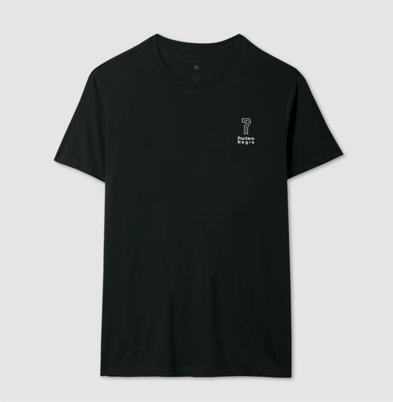 Camiseta ’Pantegra Negra 7’’ - Luiz Henrique - Masculino / Preta / P