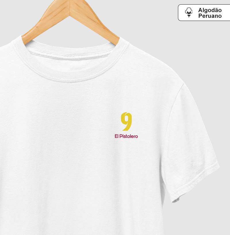 Camiseta ’El Pistolero 9’’ - Suárez (Algodão Peruano)