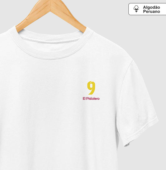 Camiseta ’El Pistolero 9’’ - Suárez (Algodão Peruano)