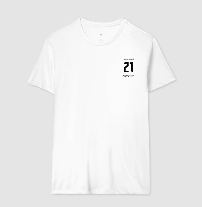 Camiseta Gol do Romarinho em 2012 - Masculino / Branca / P - Camiseta