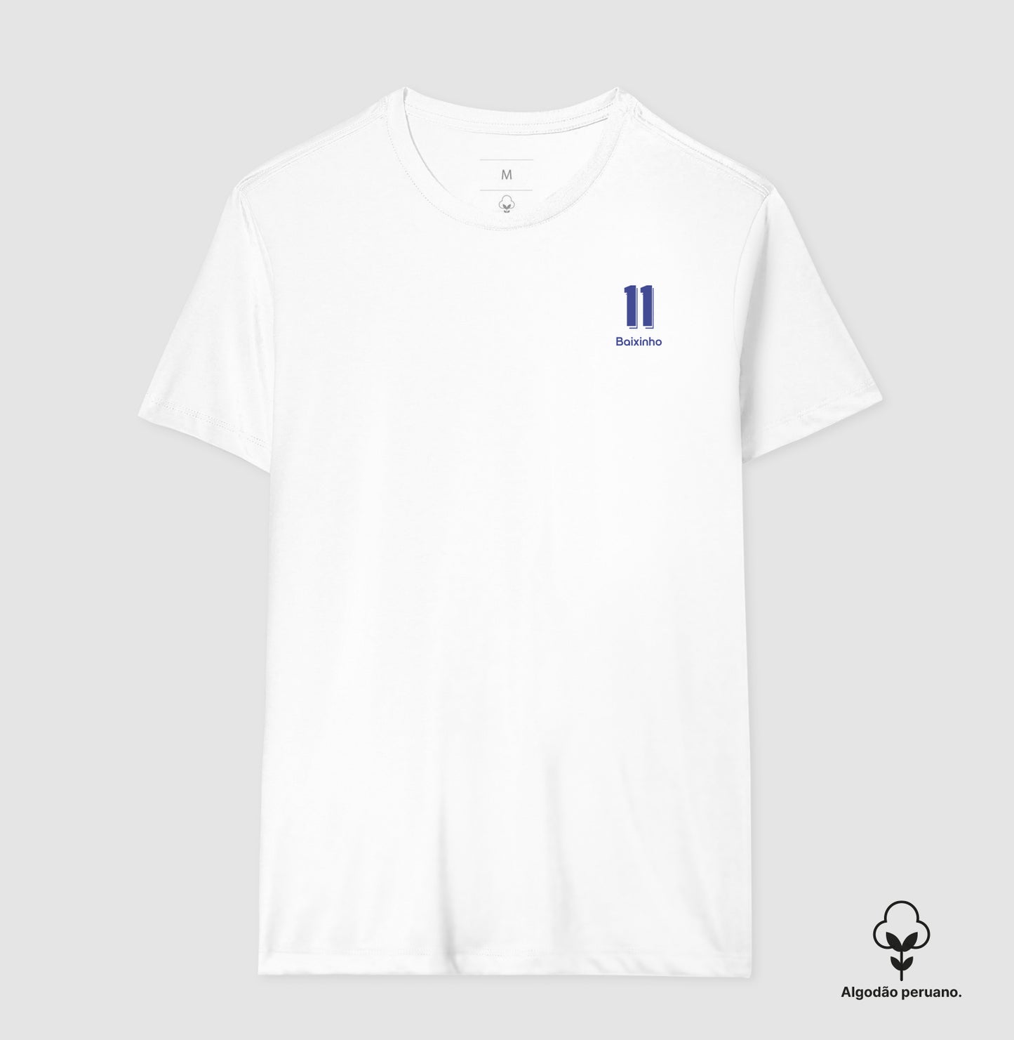 Camiseta "Baixinho 11" - Romário (Algodão Peruano)