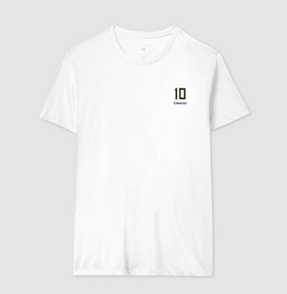 Camiseta ’Cabeção 10’’ - Alex - Masculino / Branca / P