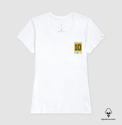 Camiseta Gol do Pelé em 1958 (Algodão Peruano)