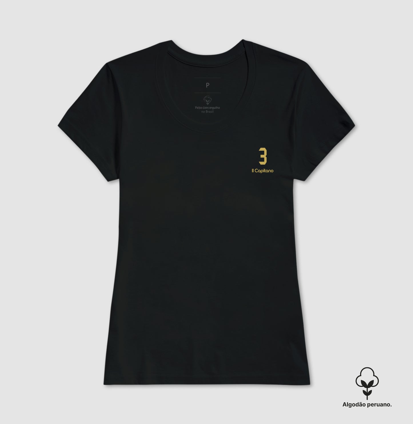 Camiseta "Il Capitano 3" - Maldini (Algodão Peruano)