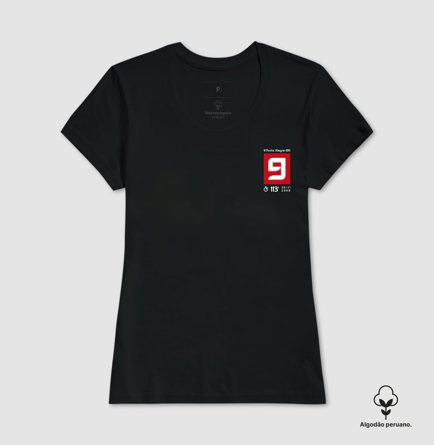 Camiseta Gol do Nilmar em 2008 (Algodão Peruano)