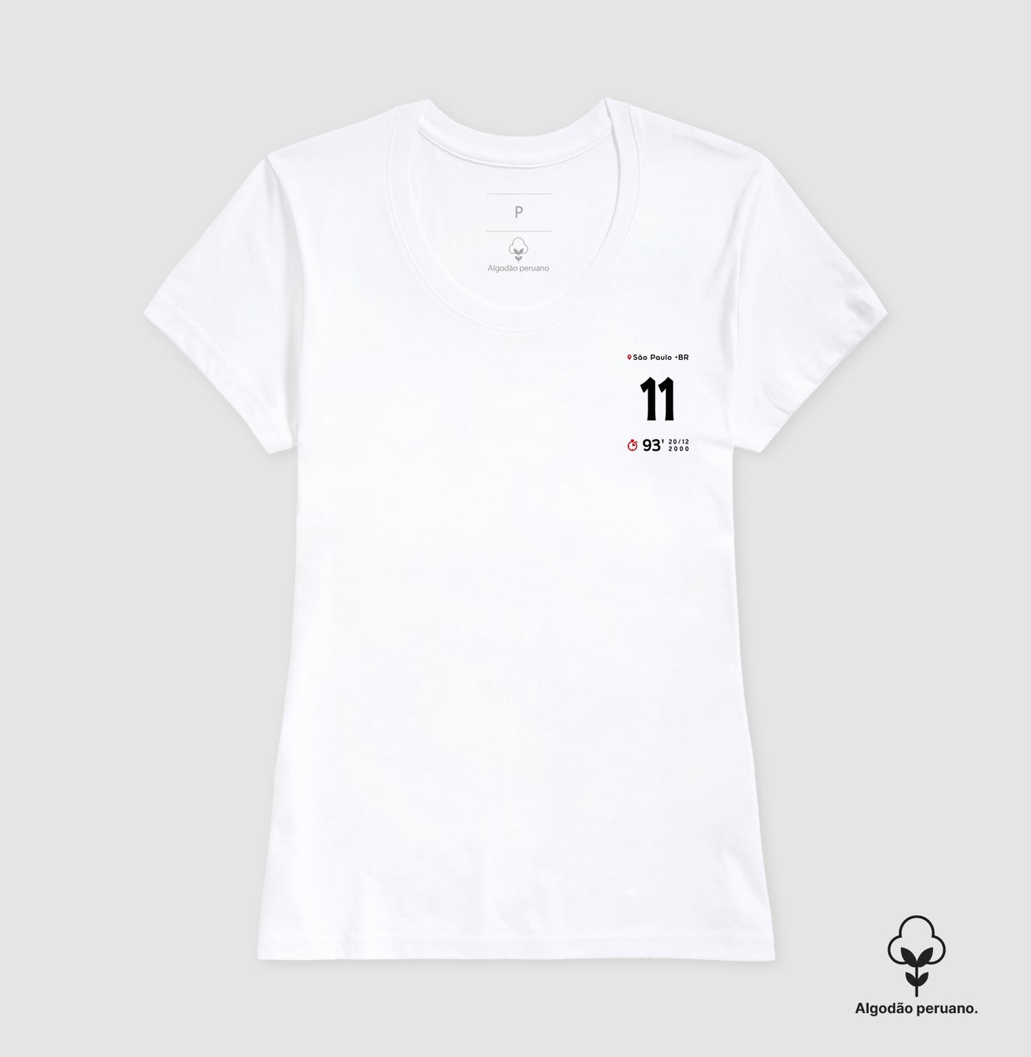 Camiseta Gol do Romário em 2000 (Algodão Peruano)