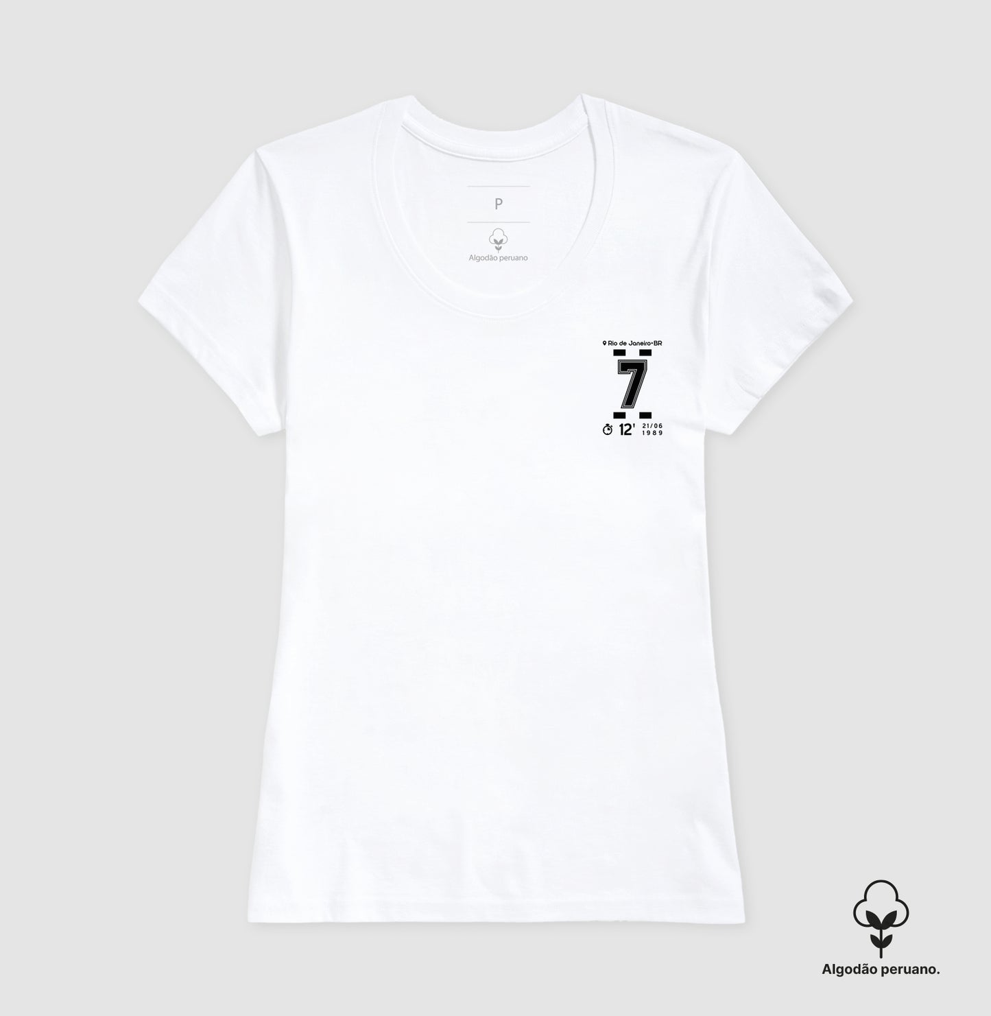 Camiseta Gol do Maurício em 1989 (Algodão Peruano)