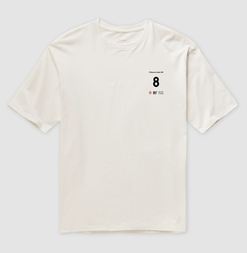 Camiseta Gol do Juninho em 1998 (Oversized)