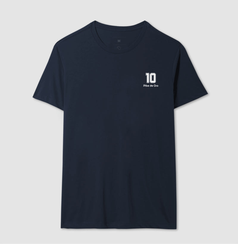 Camiseta ’Pibe de Oro 10’’ - Maradona - Masculino / Marinho / P