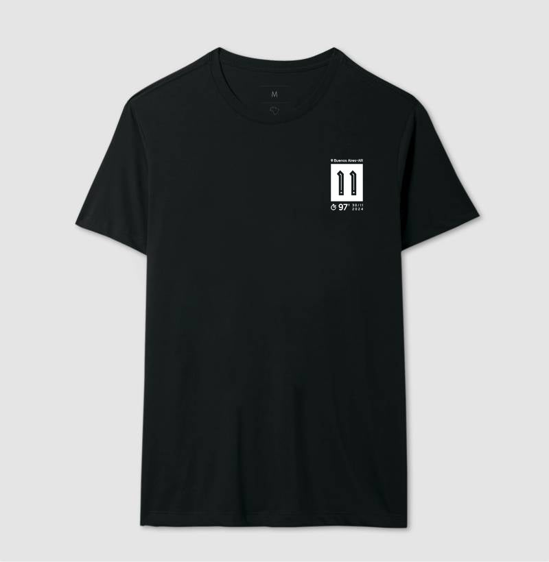 Camiseta Gol do Júnior Santos em 2024 - Masculino / Preta / P - Camiseta