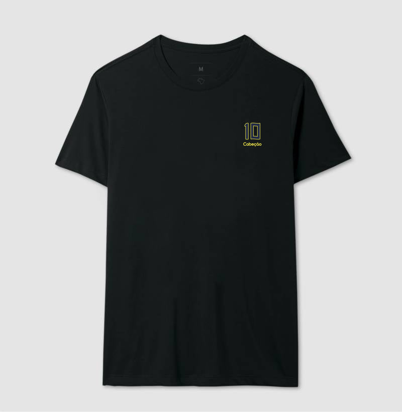 Camiseta ’Cabeção 10’’ - Alex - Masculino / Preta / P