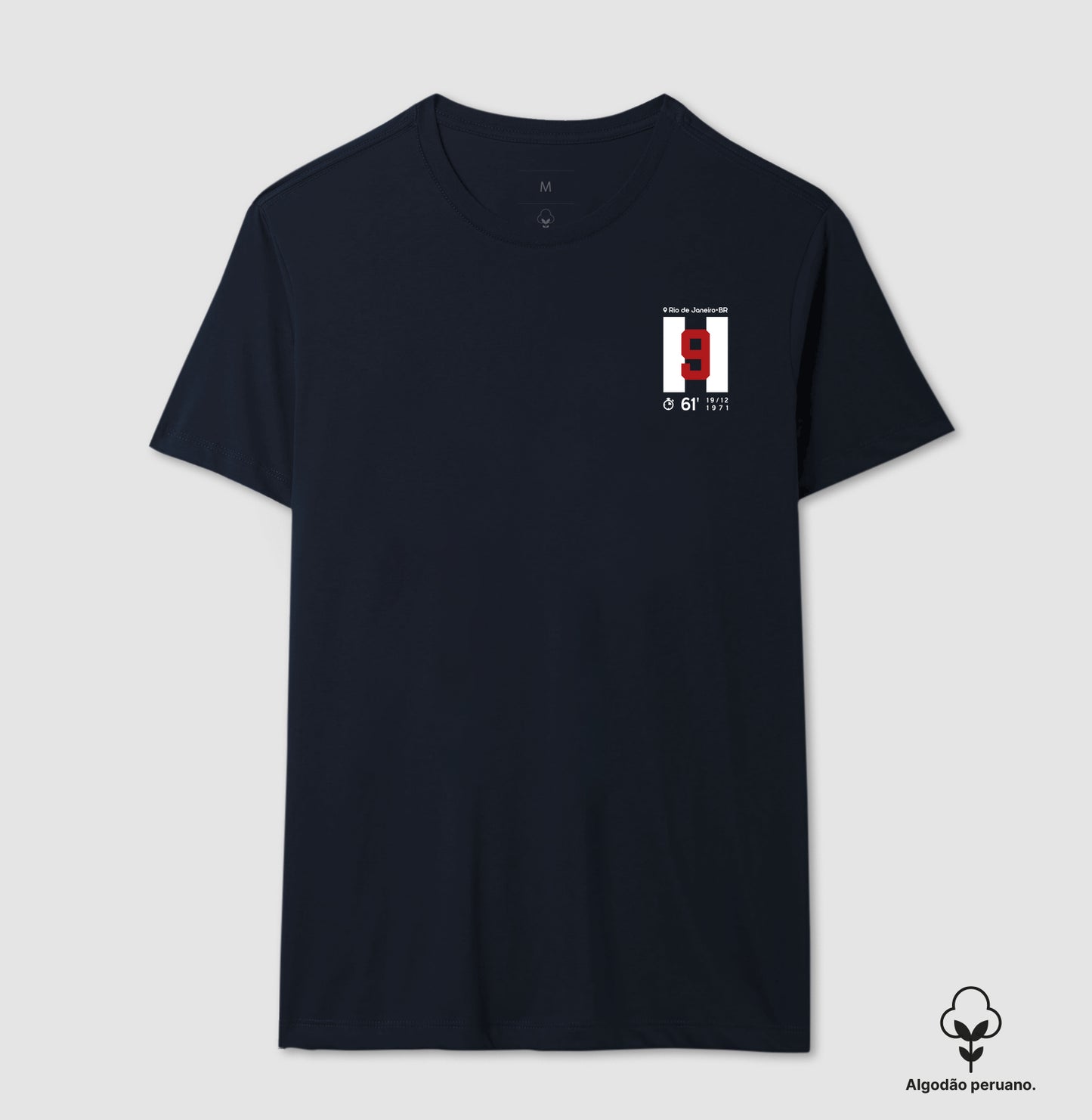 Camiseta Gol do Dadá Maravilha em 1971 (Algodão Peruano)