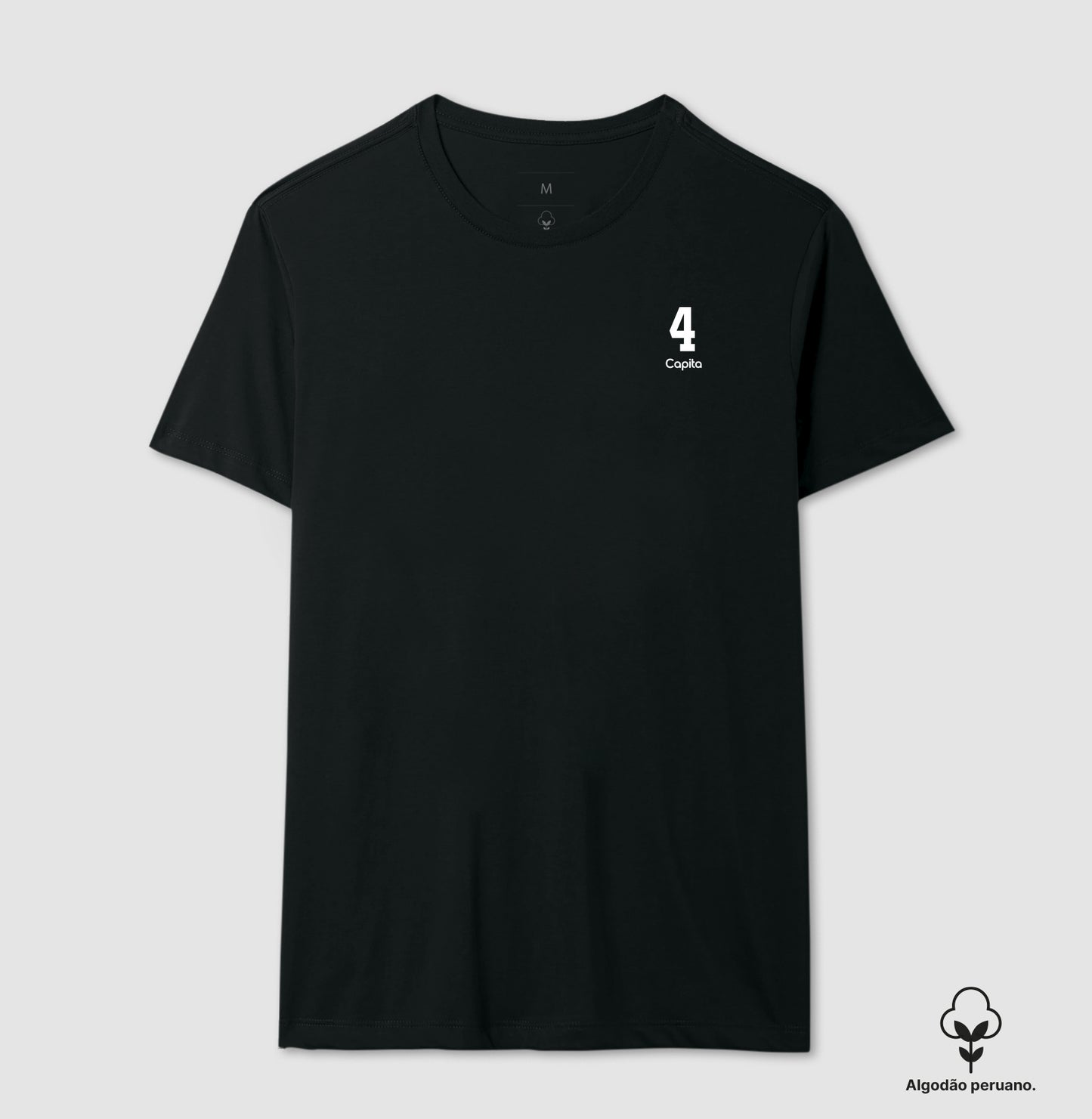 Camiseta "Capita 4" - Carlos Alberto Torres (Algodão Peruano)