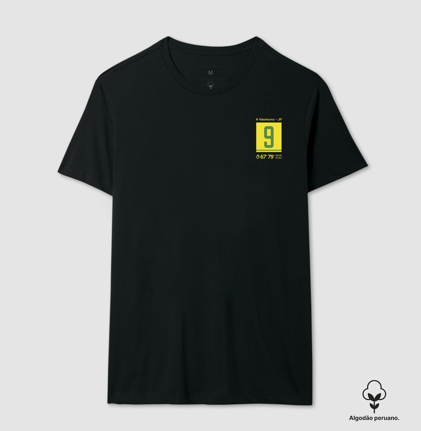 Camiseta Gol do Ronaldo em 2002 (Algodão Peruano)