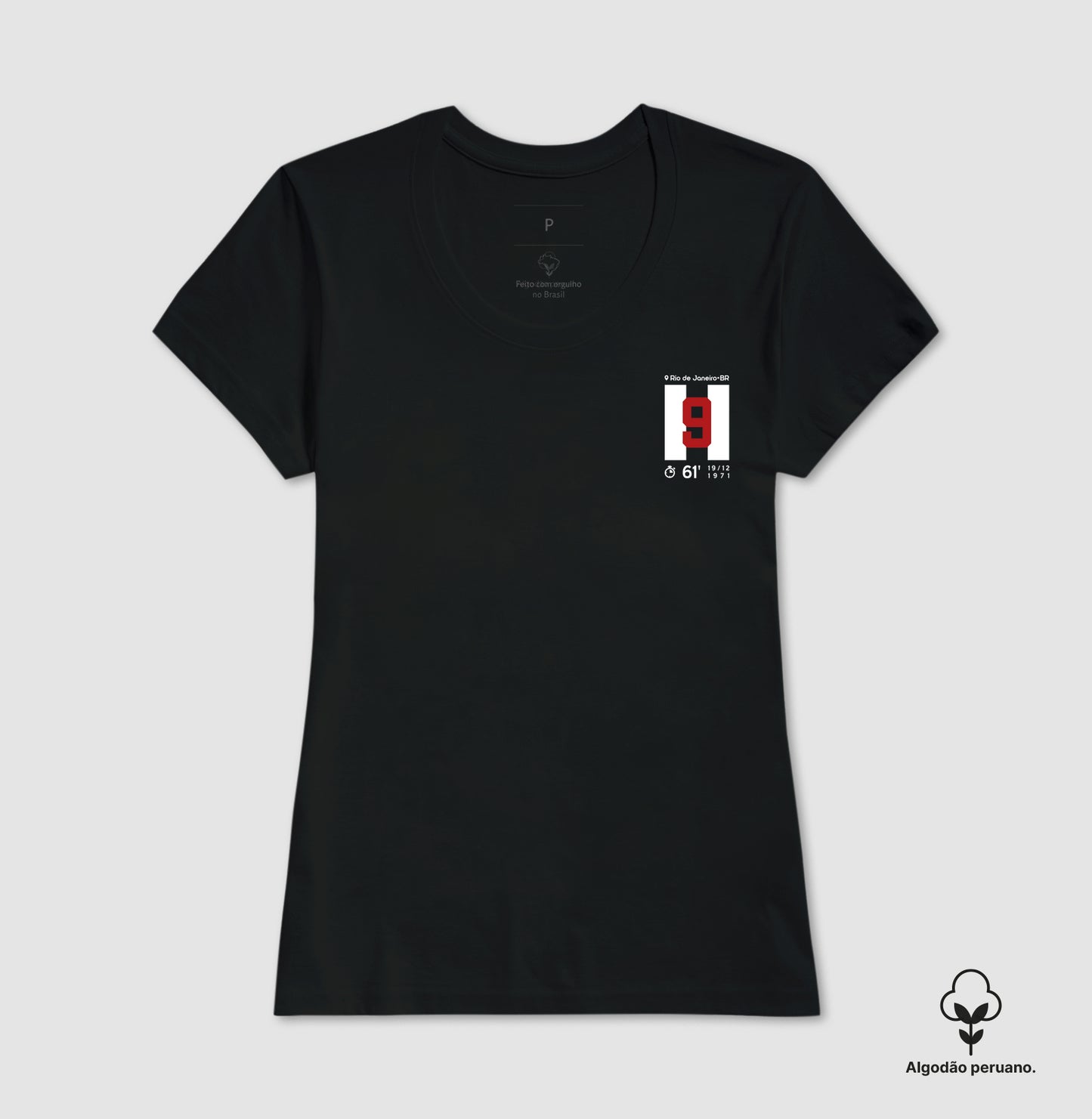Camiseta Gol do Dadá Maravilha em 1971 (Algodão Peruano)