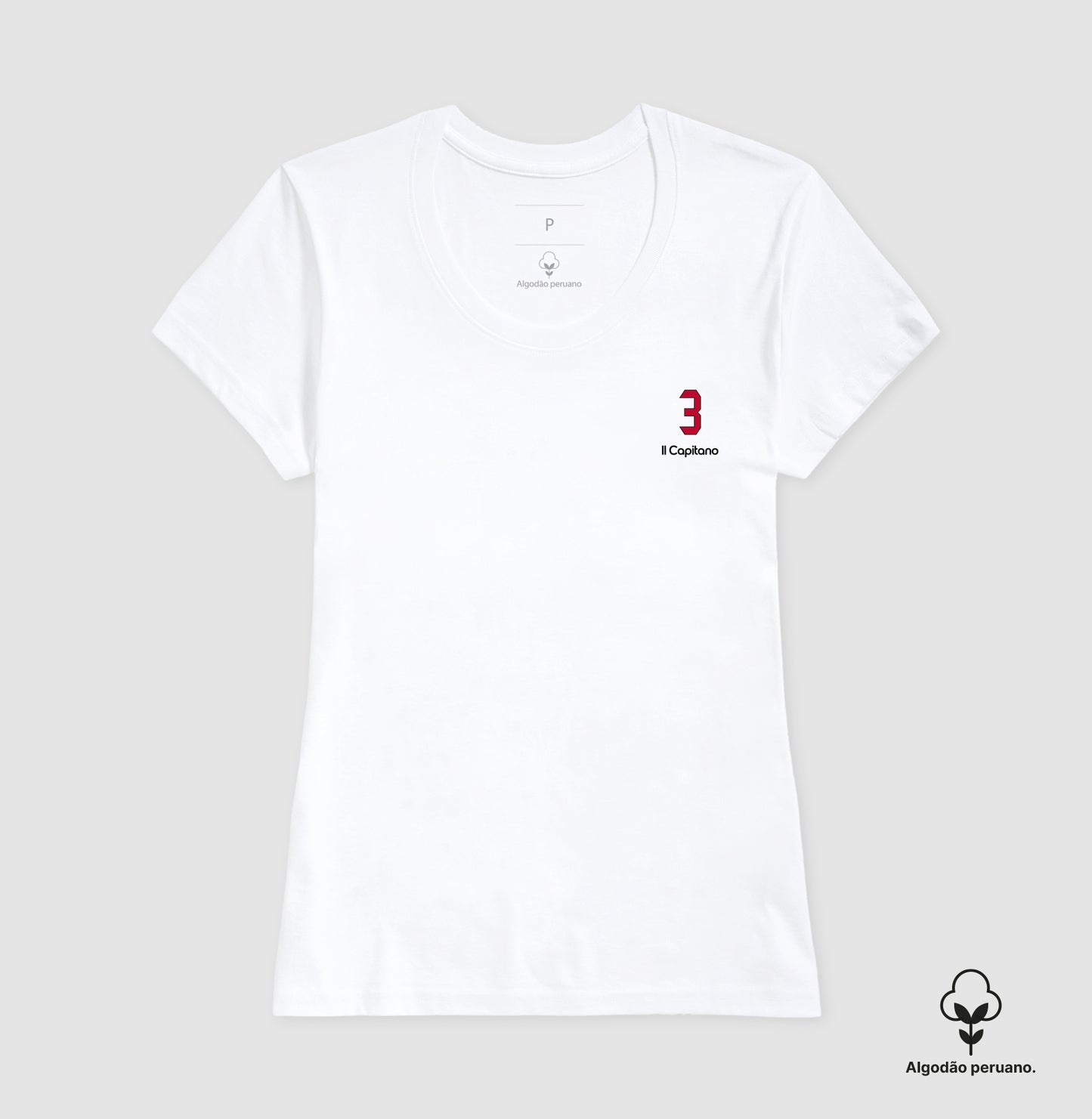 Camiseta "Il Capitano 3" - Maldini (Algodão Peruano)