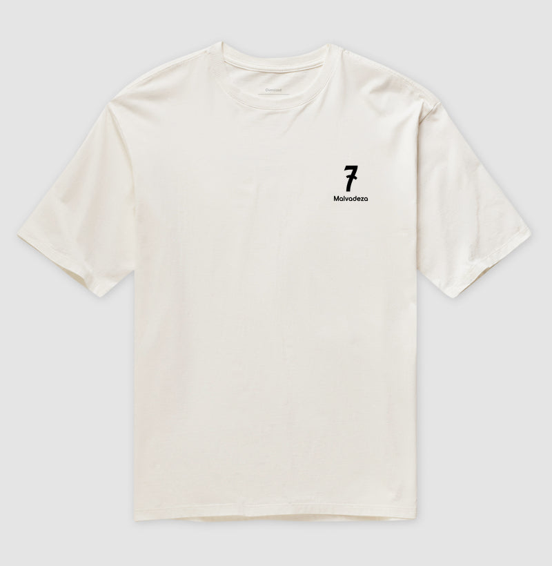 Camiseta "Malvadeza 7" - Vinícius Jr. (Oversized)