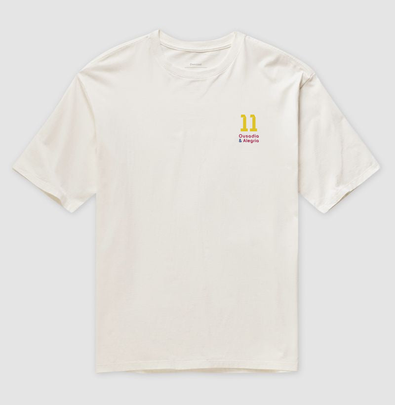 Camiseta ’Ousadia & Alegria 11’’ - Neymar (Oversized)