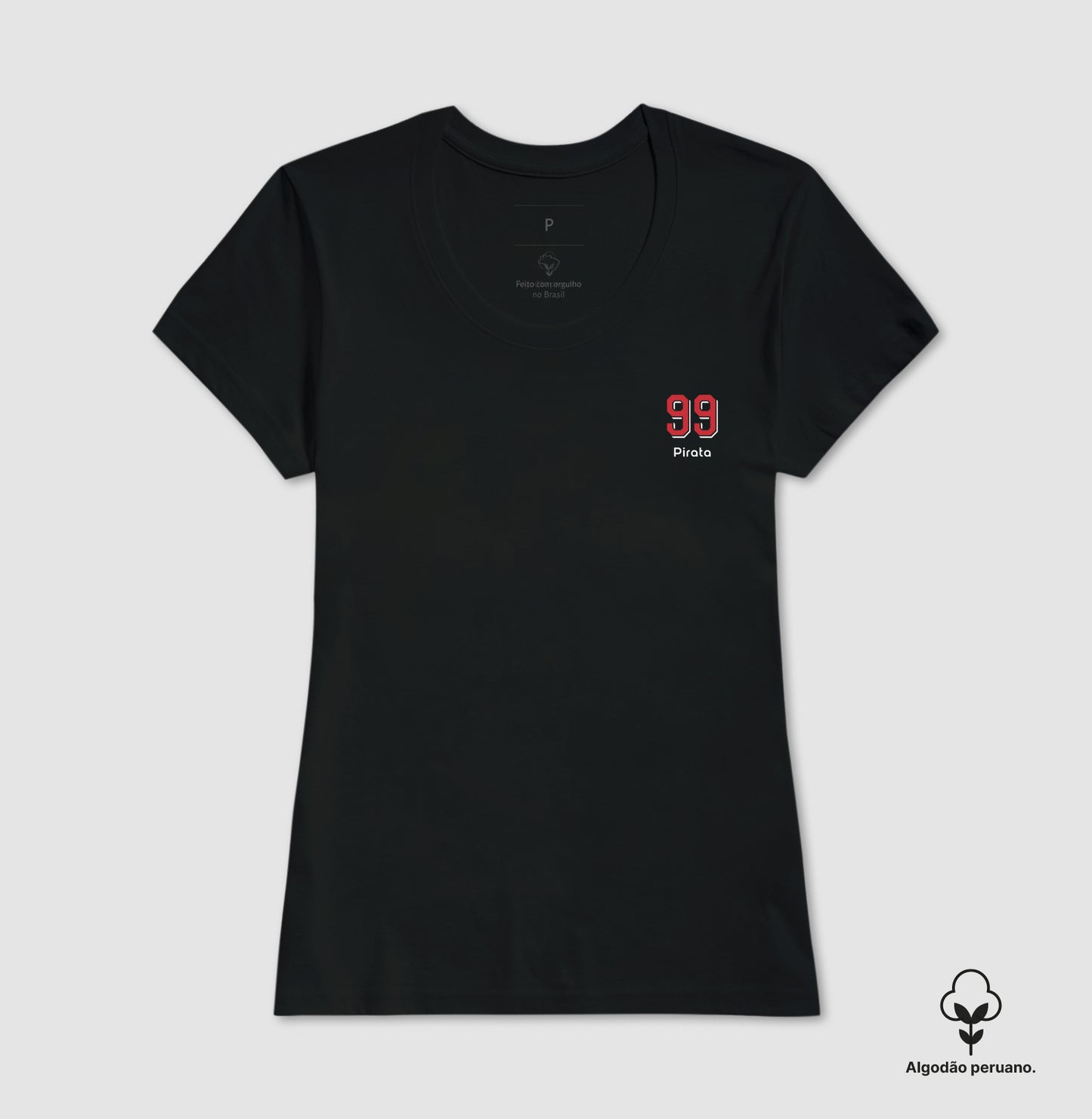 Camiseta "Pirata 99" - Vegetti (Algodão Peruano)