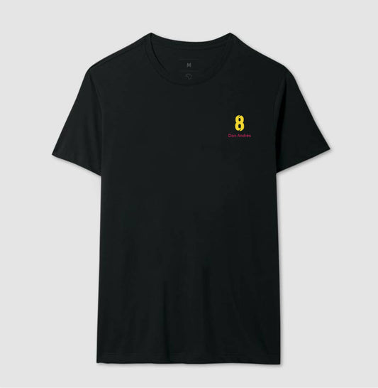 Camiseta ’Don Andrés 8’’ - Iniesta - Masculino / Preta / P