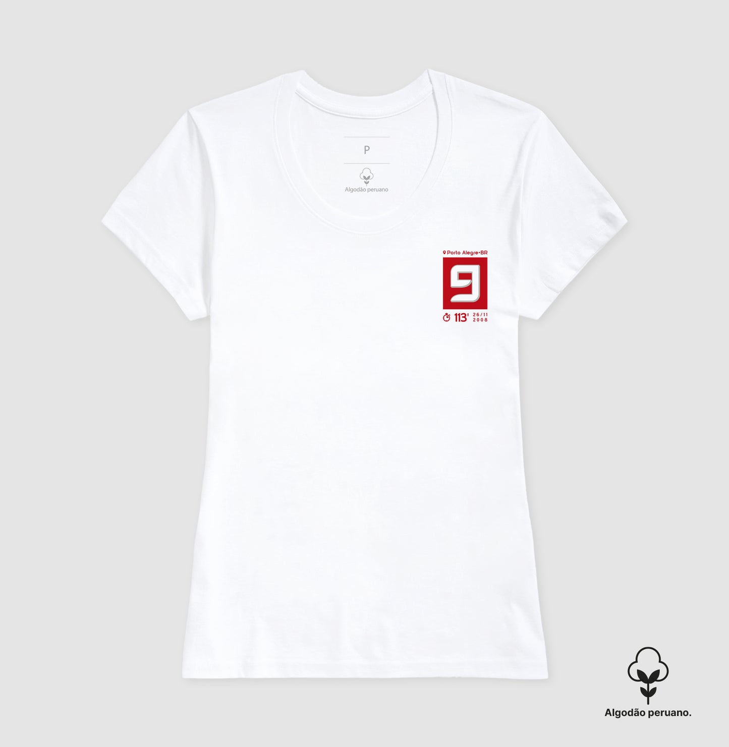 Camiseta Gol do Nilmar em 2008 (Algodão Peruano)