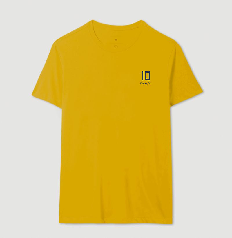 Camiseta ’Cabeção 10’’ - Alex - Masculino / Amarelo / P