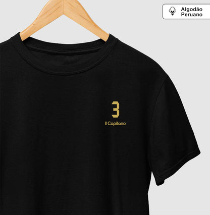 Camiseta ’Il Capitano 3’’ - Maldini (Algodão Peruano)