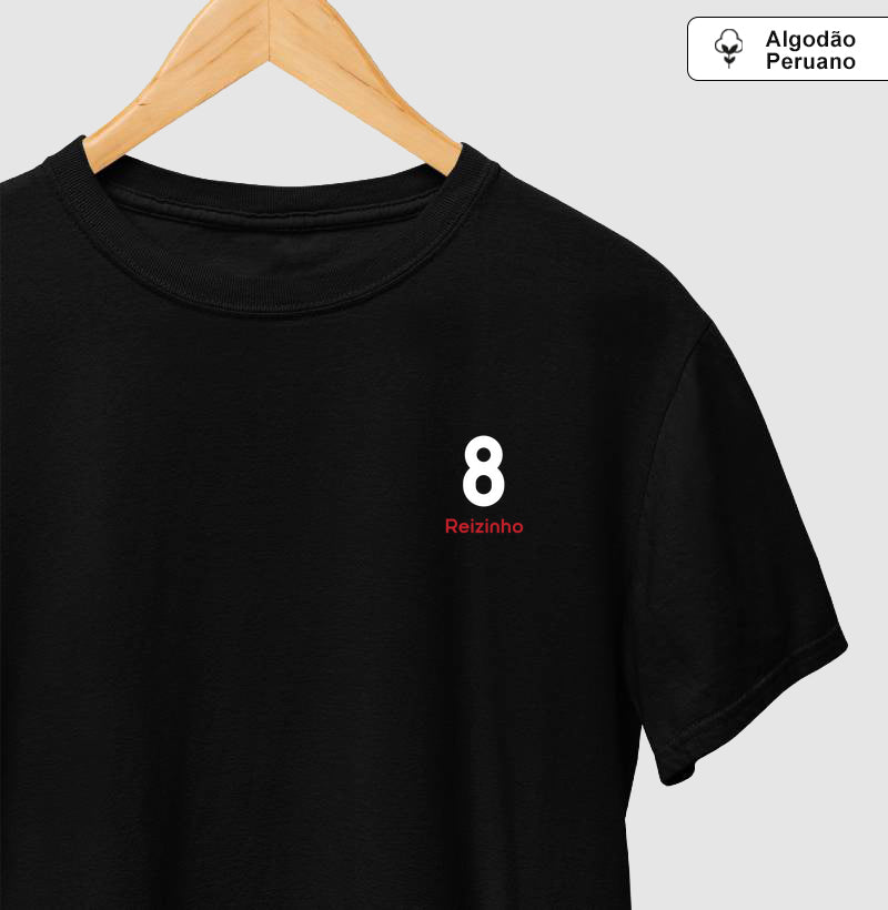Camiseta ’Reizinho 8’’ - Juninho Pernambucano (Algodão Peruano)