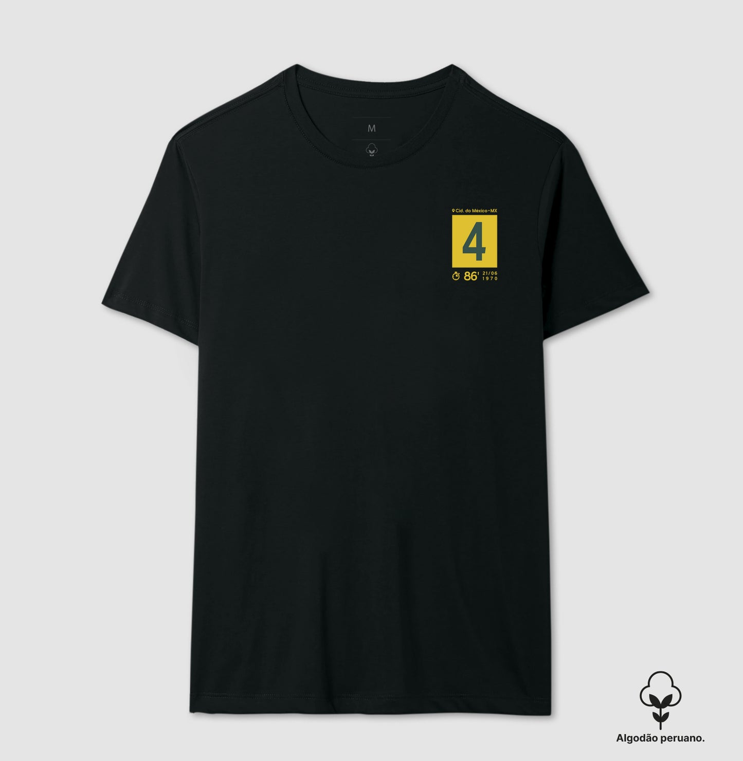 Camiseta Gol do Capita em 1970 (Algodão Peruano)