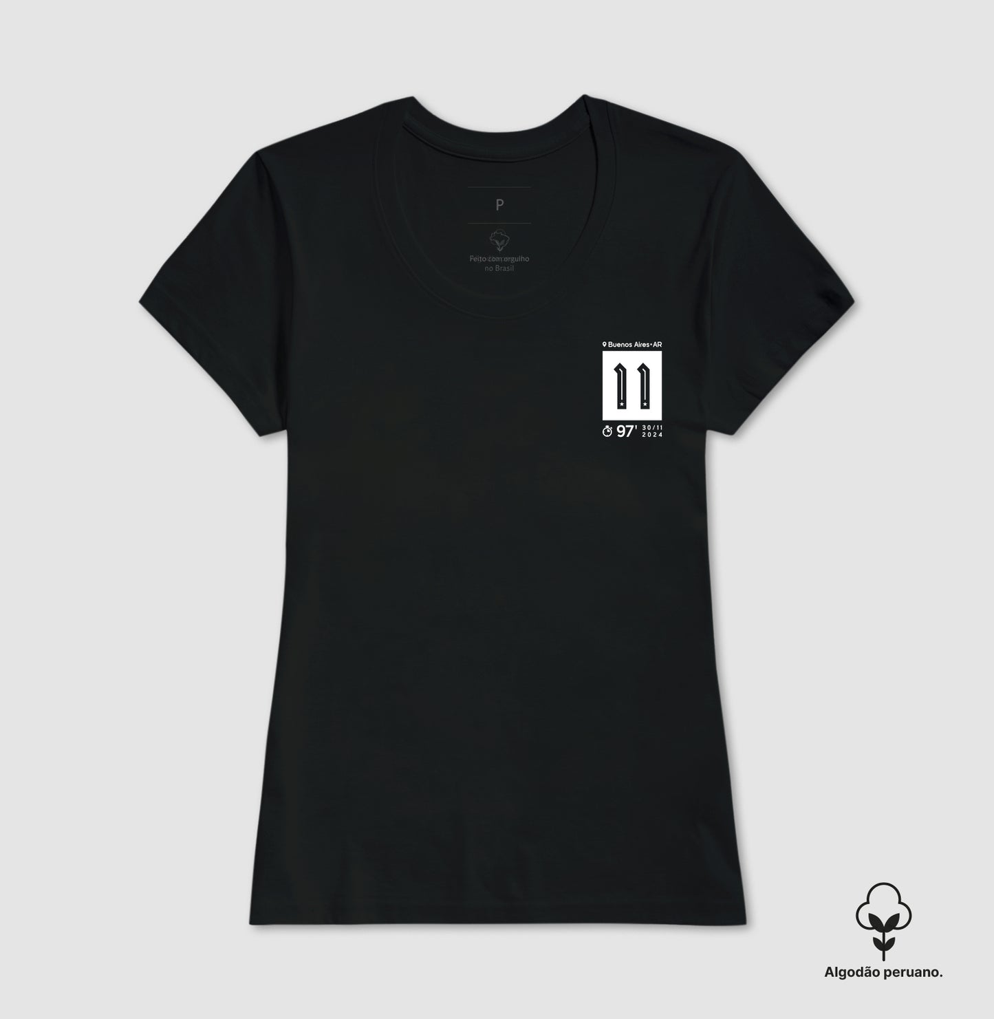 Camiseta Gol do Júnior Santos em 2024 (Algodão Peruano)