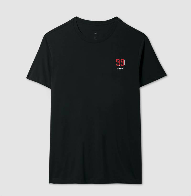 Camiseta ’Pirata 99’’ - Vegetti - Masculino / Preta / P