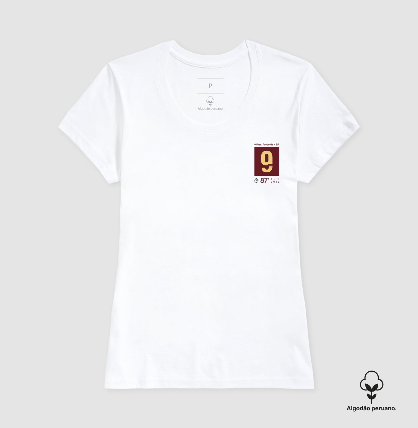 Camiseta Gol do Fred em 2012 (Algodão Peruano)