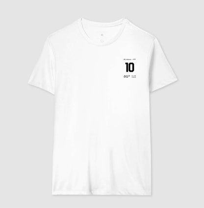 Camiseta Gols do Pelé em 1962 - Masculino / Branca / P - Camiseta