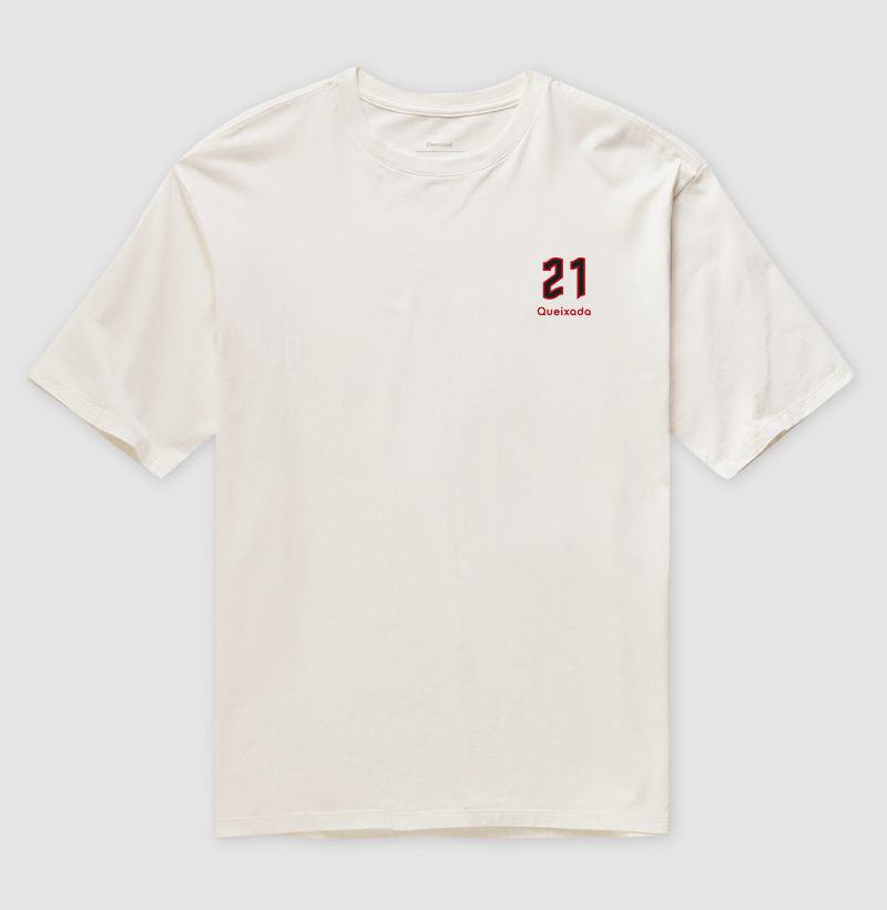 Camiseta "Queixada 21" - Pedro (Oversized)