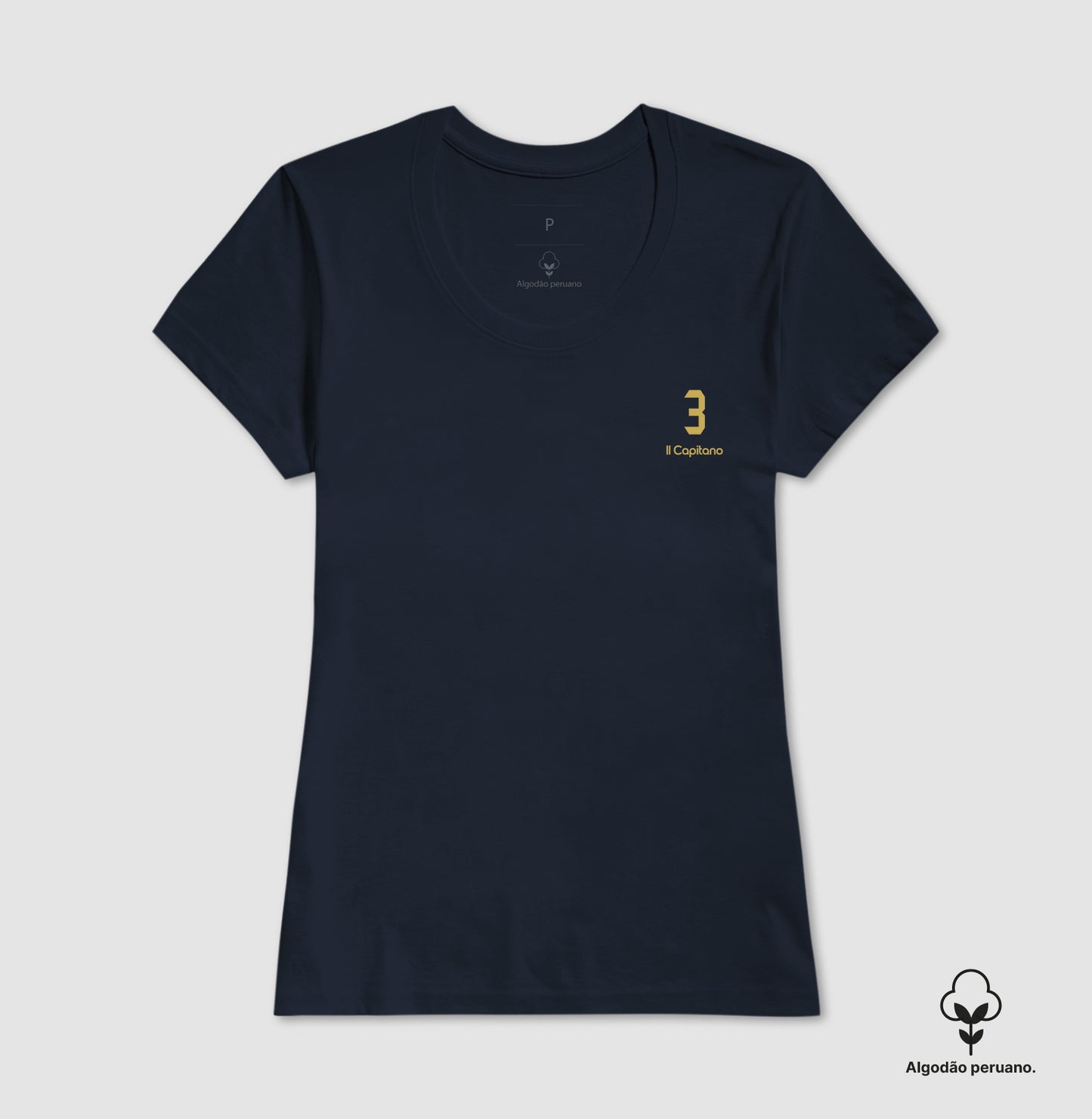 Camiseta "Il Capitano 3" - Maldini (Algodão Peruano)